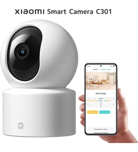 Lexroo Smart Camera C301 2K 360 Derece Gece Görüşlü IP Wi-Fi Güvenlik Kamerası ( Türkiye Garantili)