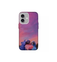 Iphone 16 Uyumlu Aşık Kuşlar Tasarimli Lüks Silikon Kilif (Çok Renkli)