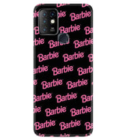 INFINIX Hot 8 9 10 11S Hot 10 Play 10T Kılıf Desemli Silikon Barbie 1404