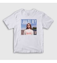 Presmono Unisex Çocuk Beyaz Born To Die Lana Del Rey T-Shirt 395582tt