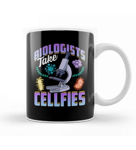 Funny Biologists Take Cellfies Biology Scientist Kupa Bardak Porselen
