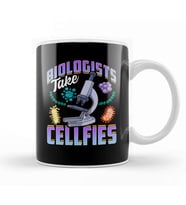 Funny Biologists Take Cellfies Biology Scientist Kupa Bardak Porselen