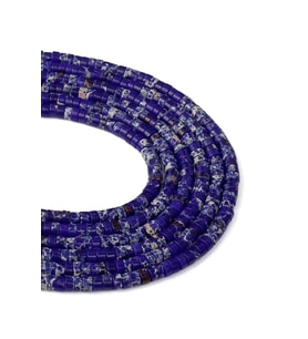 4X3 MM Rondela Varisit Taşı Dizi (Mavi)