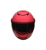 Motosiklet Çocuk Kaskı Full Face Pp Metreal Skull Pink
