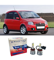 Fiat Panda Led Xenon Uzun + Kısa Far Ampulü H4 Duo Yeni Seri Beyaz