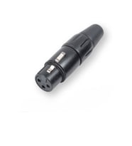 Sline Audio XLR Dişi Mikrofon Jack 3 Pin - YLA047 (Siyah)
