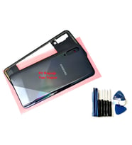 Tkgz Samsung Galaxy A30S A307 KASA Full Arka Pil Batarya Kapağı (TAMİR SETİ) SİYAH