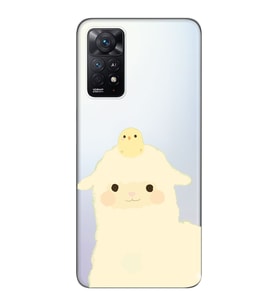 Redmi Note 12 Pro 4G Uyumlu Sevimli Hayvan Tasarımlı Şeffaf Telefon Kılıfı