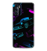 Reeder P13 Blue Max L 2021 Kılıf Silikon Desen Özel Seri Cars Neon 1618
