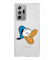 Samsung Galaxy Note 20 Ultra Kamera Korumalı Kapak Donald Duck Tasarımlı  Şeffaf Kılıf