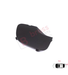 Renault Dacia Duster MK2 HM 2017-2023 511656583R için Arka Tampon Çeki Demiri Kapağı Siyah