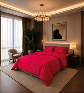 Karden Flower Aurelia Pure %100 Pamuk Saten Çift Kişilik Nevresim Takımı