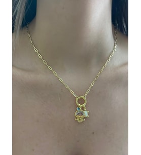 Deniz Anası Charm Çelik Kolye