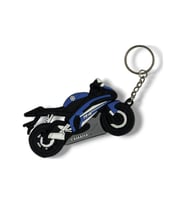 ANAHTARLIK, MASKOT SİLİKON İTHAL [YAMAHA MAVİ]