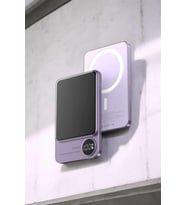 22.5W Magsafe Kablosuz Şarjlı Powerbank Dijital Ekran ve Hızlı Şarj