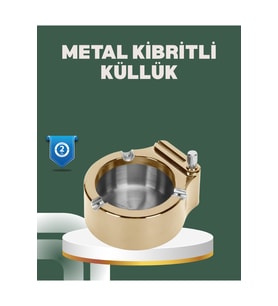Dayanıklı Yeniden Doldurulabilir Çakmaklı Küllük, şık ve kullanışlı tasarım