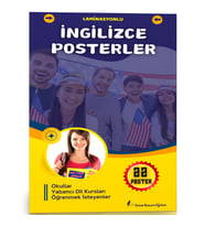 Laminasyonlu İngilizce Posterler (İngilizce Kurs Posterleri)