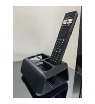 Dekoratif Kumanda Organizer Standı Uzaktan Kumanda Düzenleyici TV Kumandalık Modern Siyah