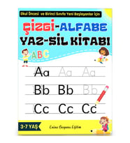 Çizgi-Alfabe YAZ-SİL Kitabı (Okul Öncesi ve Birinci Sınıflar İçin)