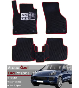PORSCHE CAYENNE (2011-2017) Uyumlu EVA Paspas Tam Set–Araca Özel,Oto Paspas