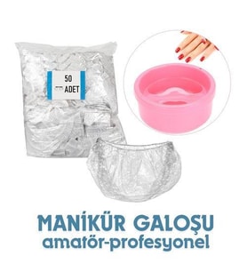 ModaCar Manikür Galoşu 50 li PAKET
