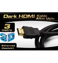 DARK DK-HD-CV14L300A90 3metre HDMI Görüntü Kablosu Altın Uçlu 4K