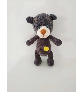 Lokum Ayıcık Amigurumi Organik Oyuncak