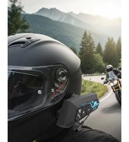 Telsiz Bluetooth Kask Kulaklık Handsfree Mikrofonlu