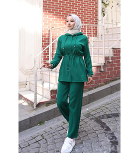 Ribana Detaylı Takım Yeşil