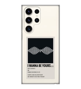 Samsung Galaxy S23 ULTRA Uyumlu I Wanna Be Yours Arctic Monkeys Tasarımlı Şeffaf Telefon Kılıfı