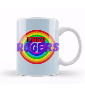 Mr Fred Rogers Quotes   Vintage Retro Style Art Kupa Bardak Porselen