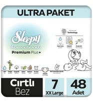 Sleepy 7 Beden Bio Natural Bebek Bezi Ultra Paket 48 Adet