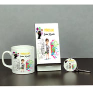 Psikolog Üçlü Set (Kupa + Telefon Standı + Anahtarlık) 003