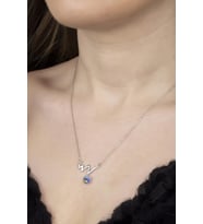 Union Crystal Kadın Ritim Gümüş Kolye