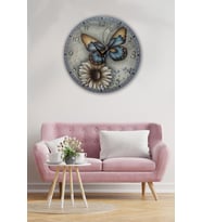 Bilge Retro Tasarımlı Duvar Saati 35 X 35 Cm