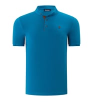 T8560 DEWBERRY T-SHIRT-DÜZ KOYU TURKUAZ (Karışık)
