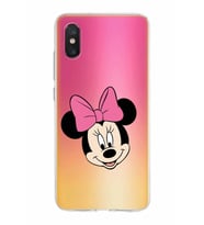 Xiaomi Mi 8 Pro Uyumlu Kapak Minnie Mouse Tasarımlı Şeffaf Silikon Kılıf