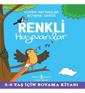 Renkli Hayvanlar - Süper Hayvanlar Boyama Serisi