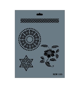 New Seri N-135 Stencil 35X25 Cm
