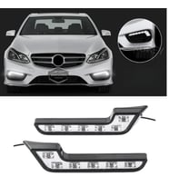 6 Led Mercedes Tip Gündüz Ledi Araba Gündüz Farı Araç Oto DRL Led Lamba Güçlü Işık 12V Beyaz