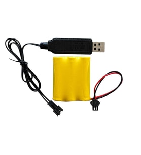 3.6 volt AA 800 mah şarjlı oyuncak bataryası ve şarj aleti-3 Pilli