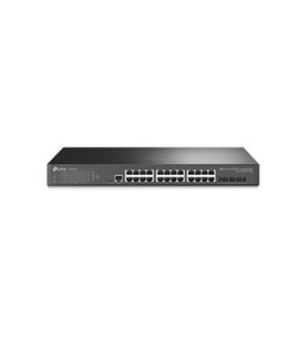 TP-Link TL-SG3428X 24 Port 10/100/1000 Mbps Gigabit Switch (Siyah)