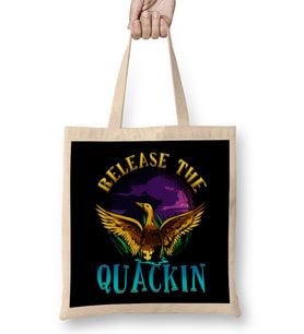 Funny Release The Quackin Cute Majestic Duck Bez Çanta Uzun Saplı