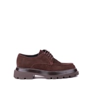 Shoetyle - Kahverengi Hakiki Süet Bağcıklı Günlük Erkek Ayakkabı 115-K432