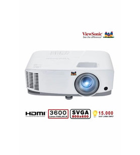 Viewsonic PA700W DLP WXGA(1280x800) 4500AL 2xHDMI 1xVGA 12.500:1 3W Hoparlör Projeksiyon