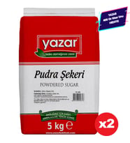 Yazar Pudra Şekeri 5 Kg x 2 Paket