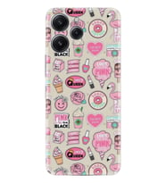 Xiaomi Redmi 12 128 GB 4 GB Ram Kılıf Desenli Silikon Donut Flamingo 1415
