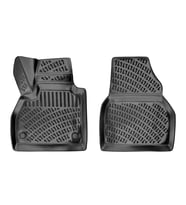 Peugeot Bipper Uyumlu Panelvan (2 Parça) 2008 Sonrası 3D Havuzlu Siyah Paspas Seti