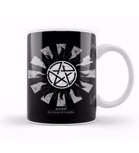 Supernatural Retro Japanese Kupa Bardak Porselen