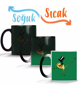 Looney Tunes Magician Frog Sihirli Kupa Bardak Porselen